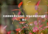 天津律师免费咨询热线：专业法律指引的便捷窗口