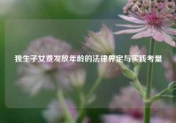 独生子女费发放年龄的法律界定与实践考量